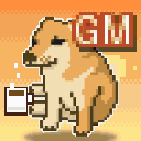 CASHDOG GM pixel sticker